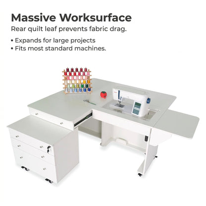 Arrow Sewing Kangaroo & Joey Dual Rail Electric Sewing Cabinet