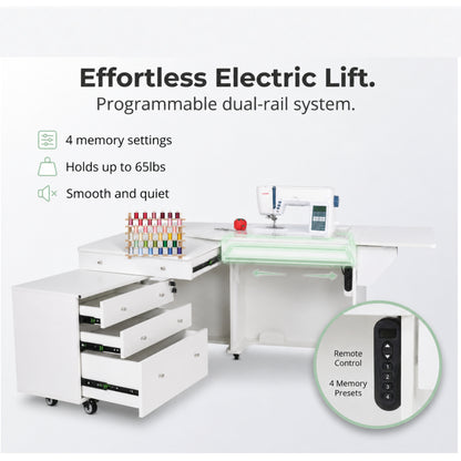 Arrow Sewing Kangaroo & Joey Dual Rail Electric Sewing Cabinet