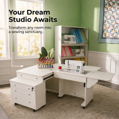 Arrow Sewing Kangaroo & Joey Dual Rail Electric Sewing Cabinet