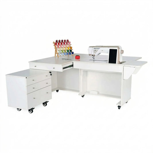 Kangaroo XL & Joey Sewing Cabinet K9811XL – Ash White
