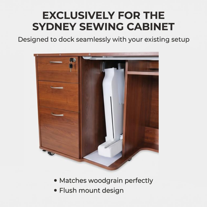 Arrow Sewing Bernina Embroidery Arm Storage Drawer for Sydney Sewing Cabinet