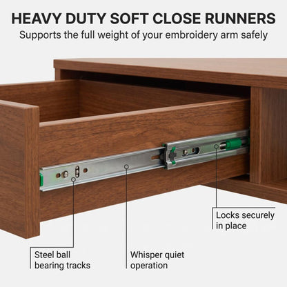 Arrow Sewing Bernina Embroidery Arm Storage Drawer for Sydney Sewing Cabinet