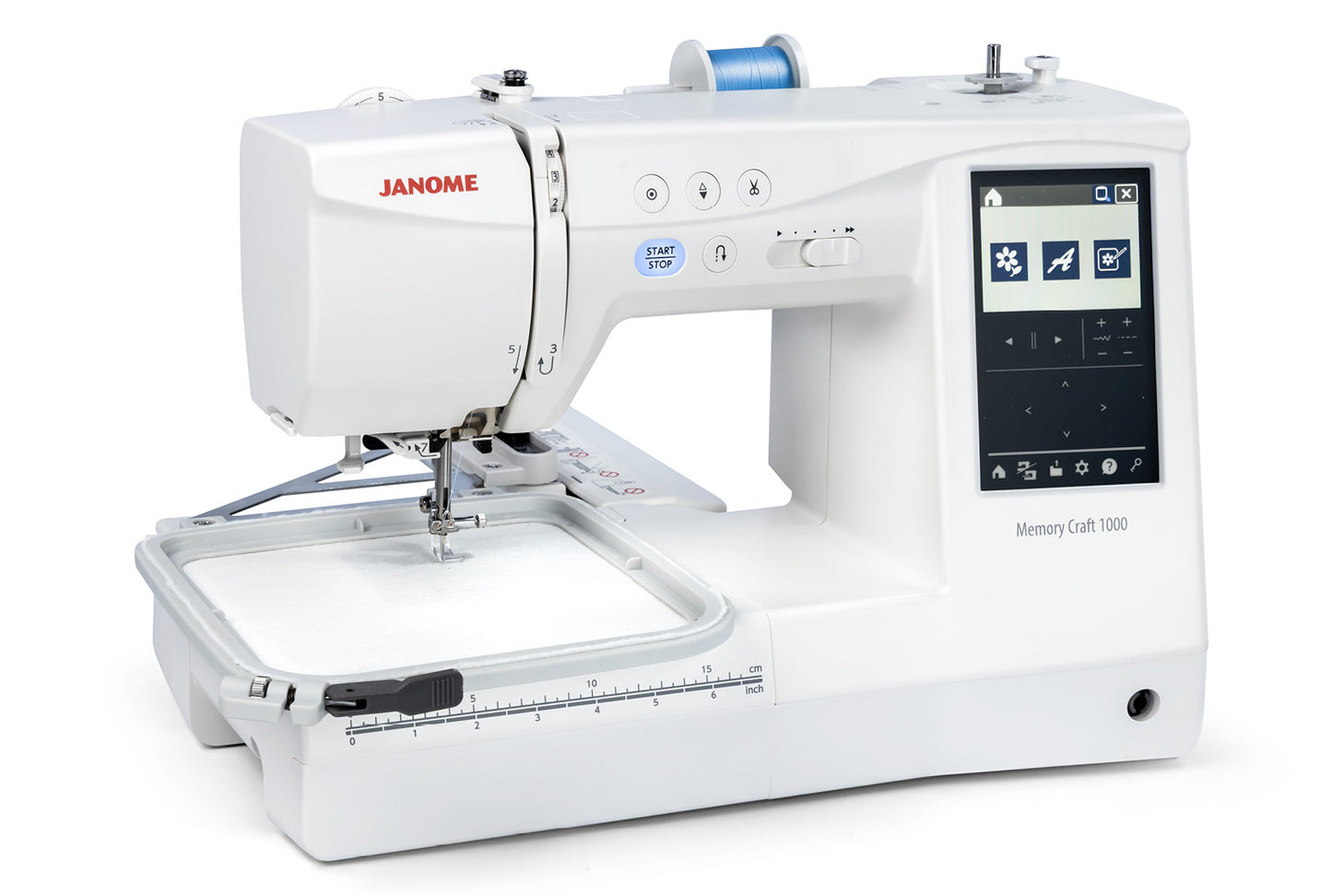Janome Memory Craft 1000 Sewing & Embroidery Machine with Continental M8 Professional Hi-Definition Quilting & Sewing Machine Bundle