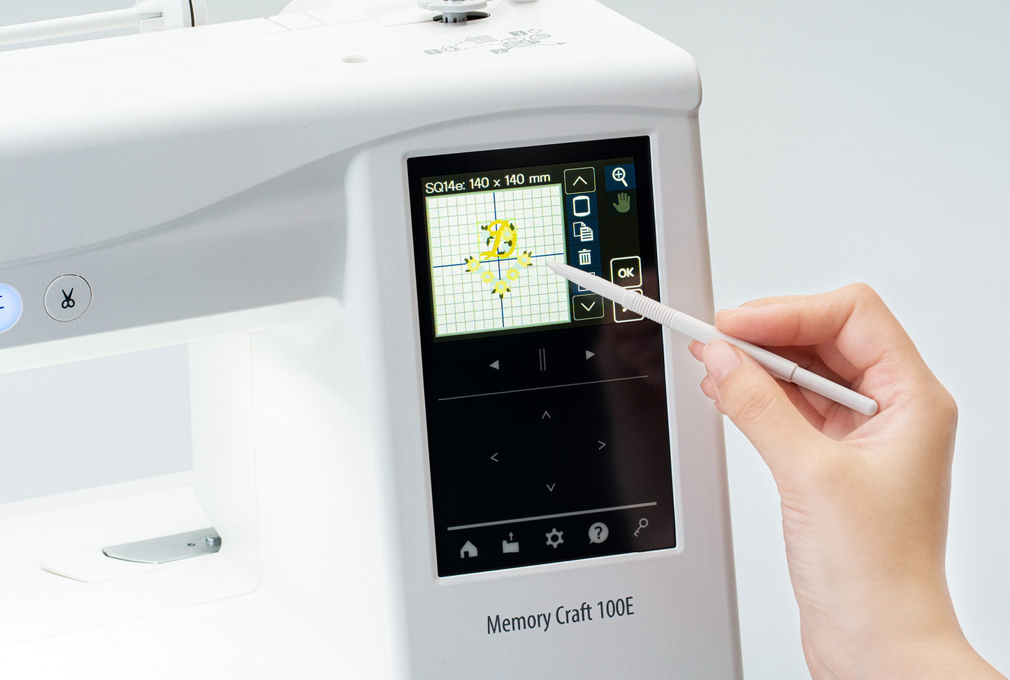 Janome MC100E Memory Craft Embroidery Machine