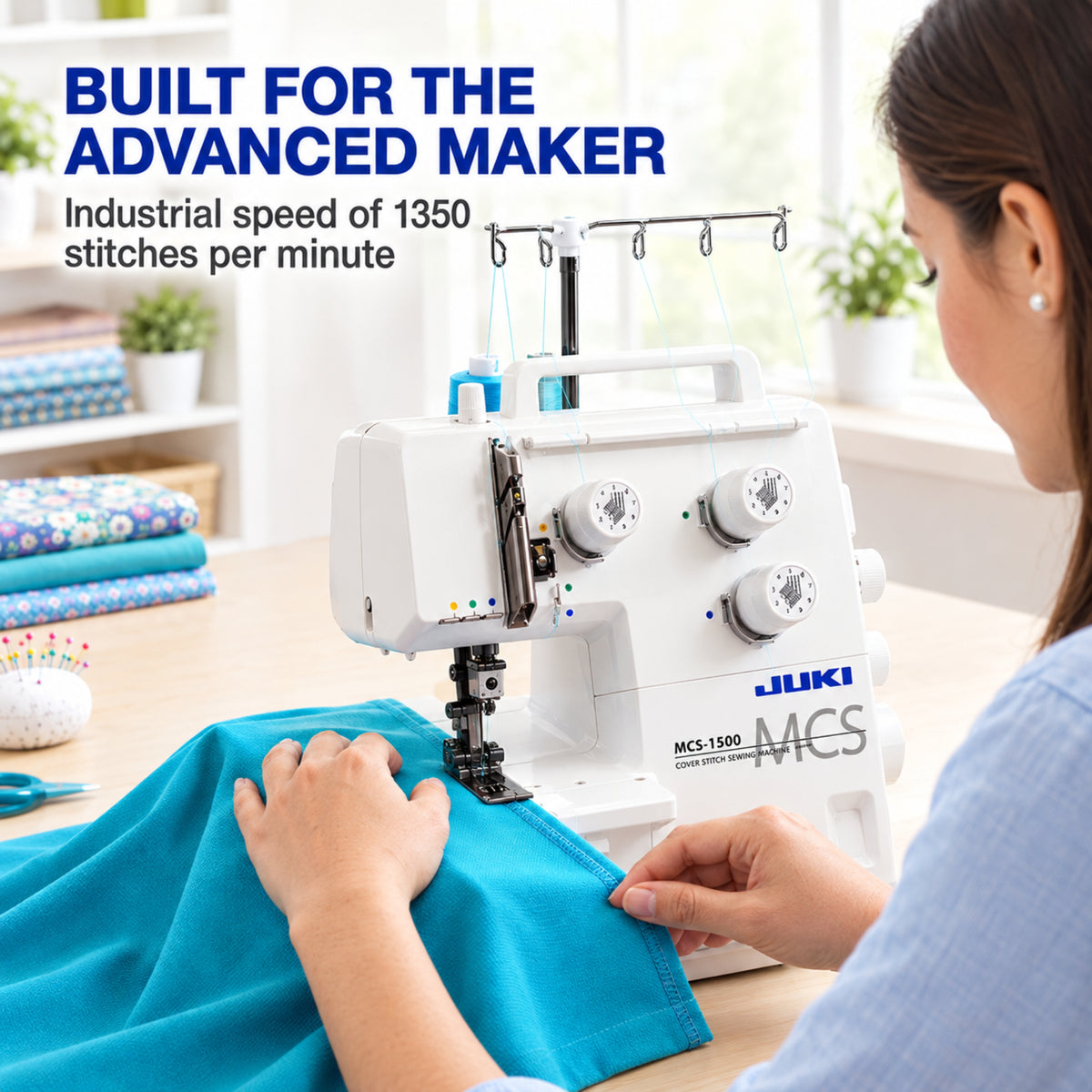 Juki MCS-1500N Cover and Chain Stitch Machine
