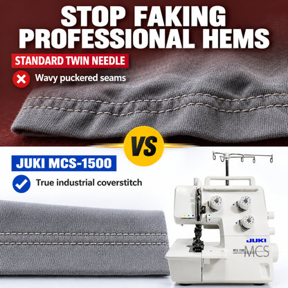 Juki MCS-1500N Cover and Chain Stitch Machine