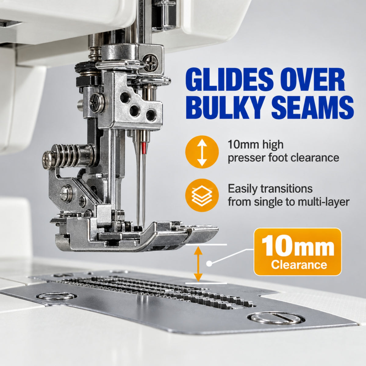Juki MCS-1500N Cover and Chain Stitch Machine