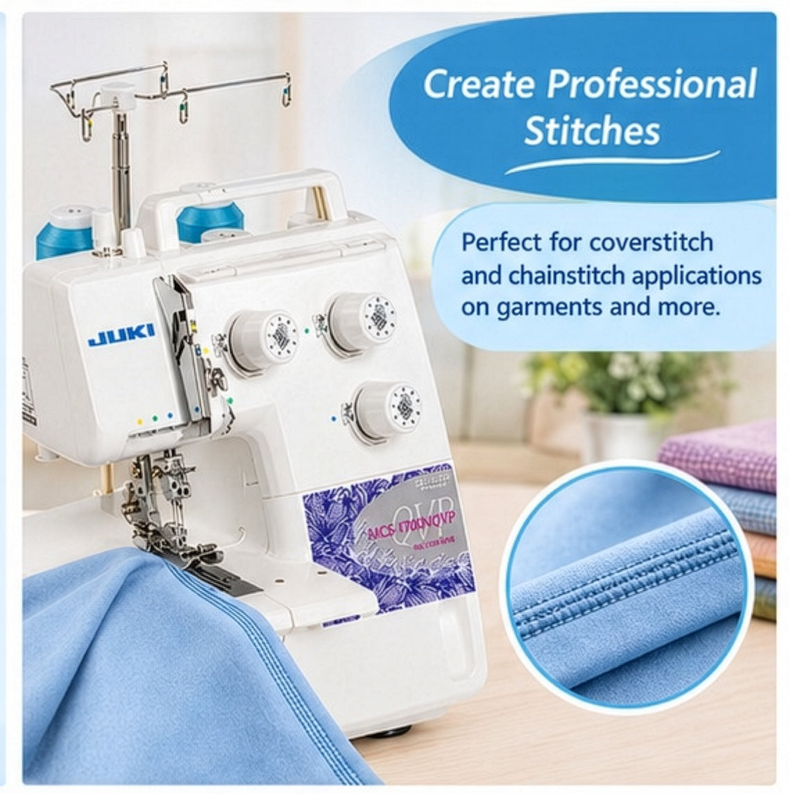 Juki MCS-1700NQVP Chainstitch and Coverstitch Machine