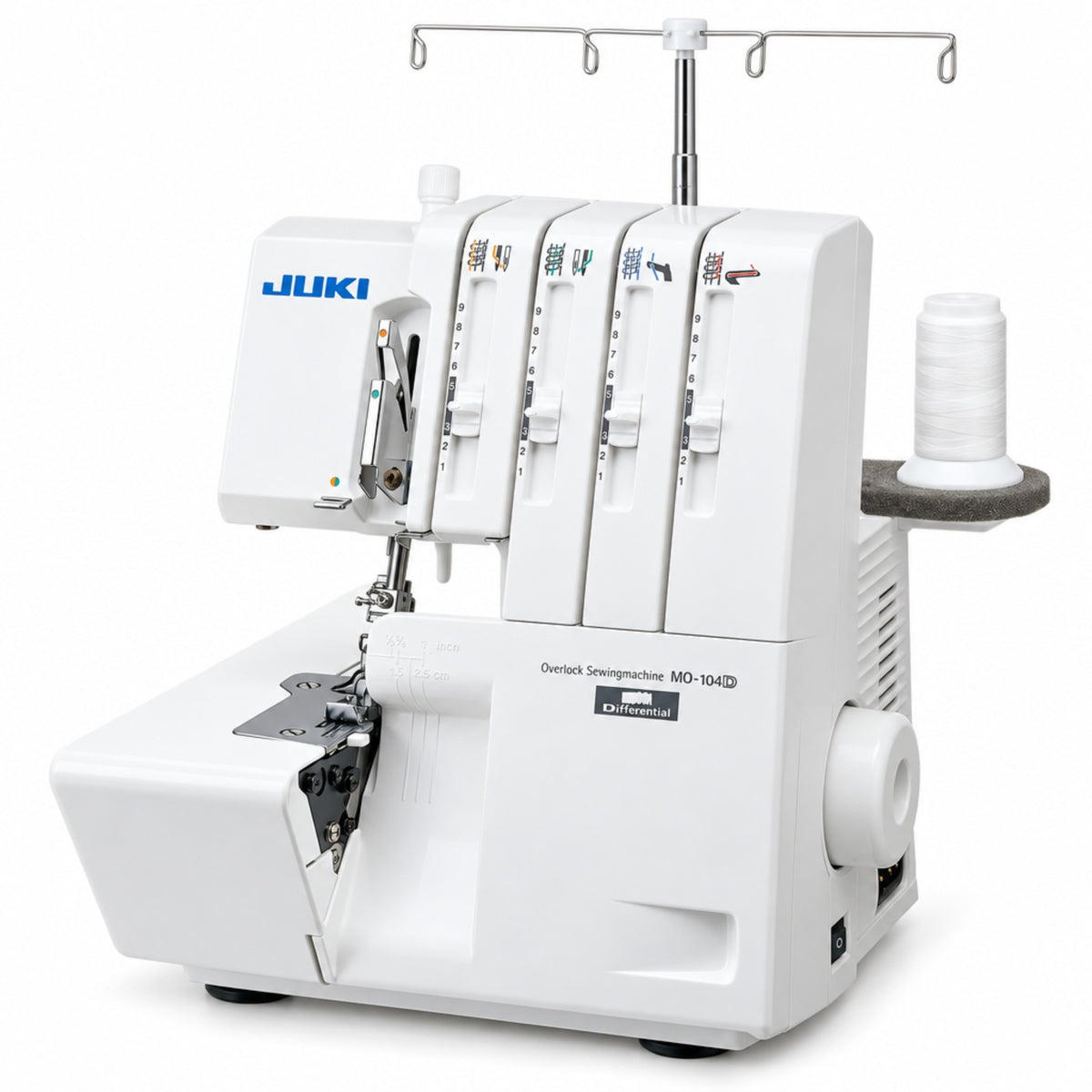 JUKI AMERICA MO-104D 2/3/4 Thread Overlock with Differential Feed and Rolled Hem
