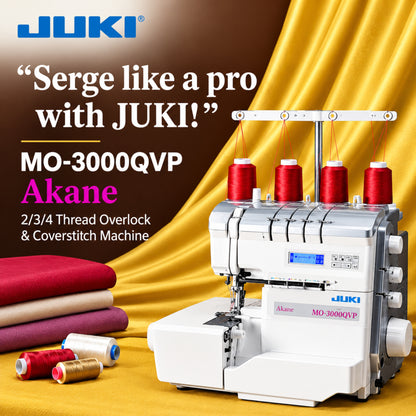 Juki MO-3000QVP Akane Air Threader Serger Machine