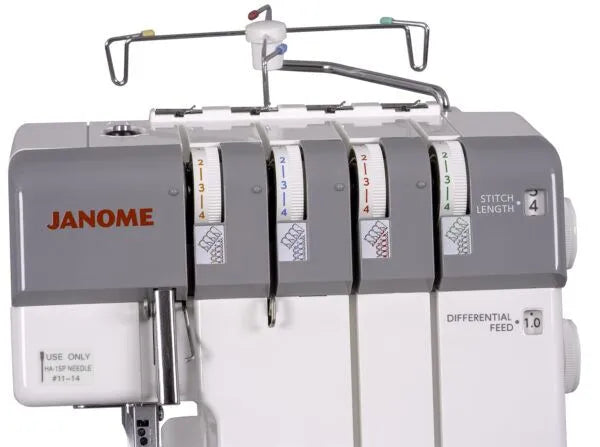 Janome MyLock 654D Sailing Line with 12-Spool Overlock Thread Set