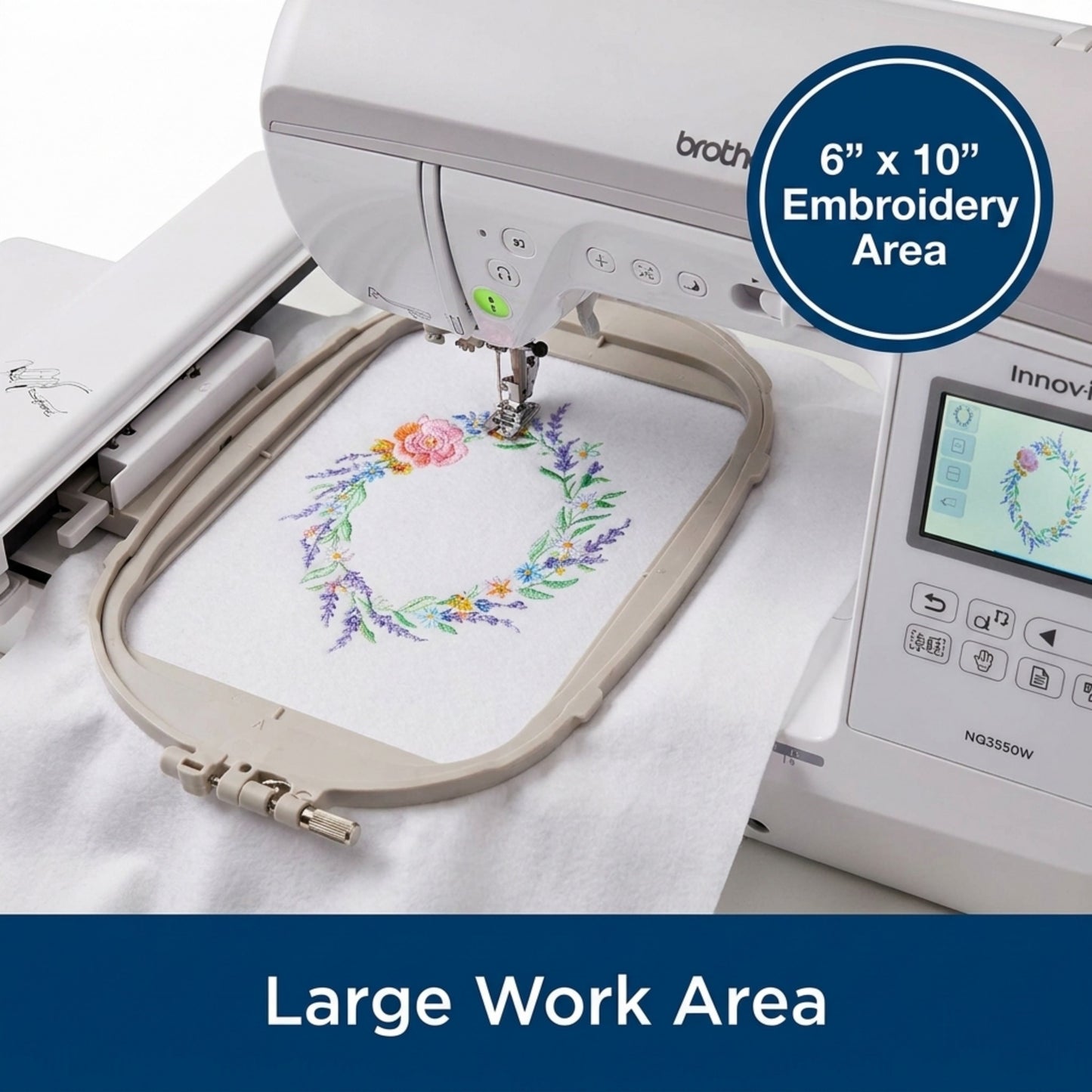 Brother NQ3550W Innov-ís Combination Sewing Embroidery Machine