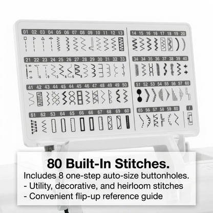 Brother NS80E Computerized Sewing & Embroidery Machine