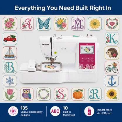 Brother PE545 4" x 4" Embroidery Machine