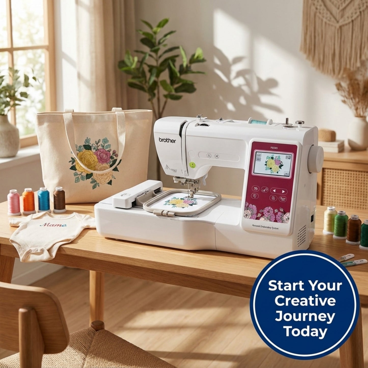 Brother PE545 4" x 4" Embroidery Machine