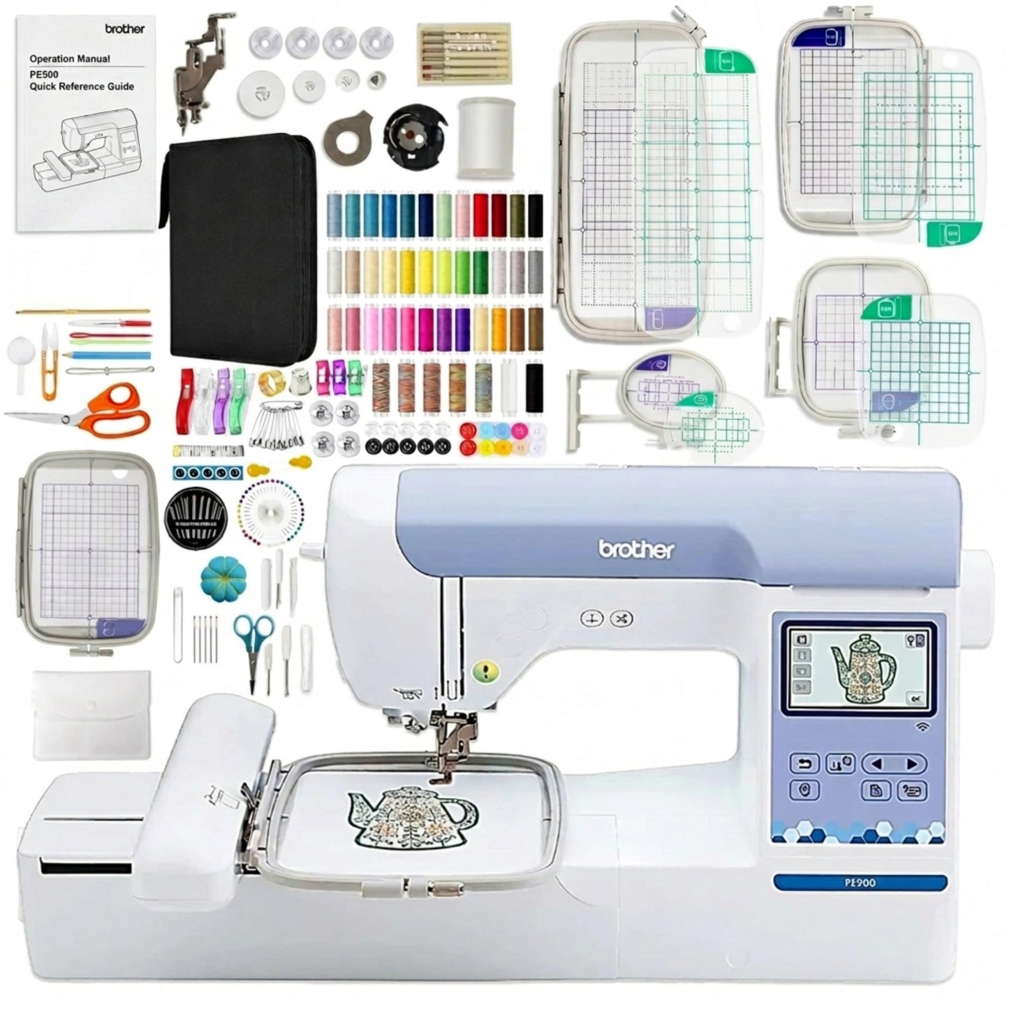 Brother PE900 5” x 7” Embroidery Only Machine
