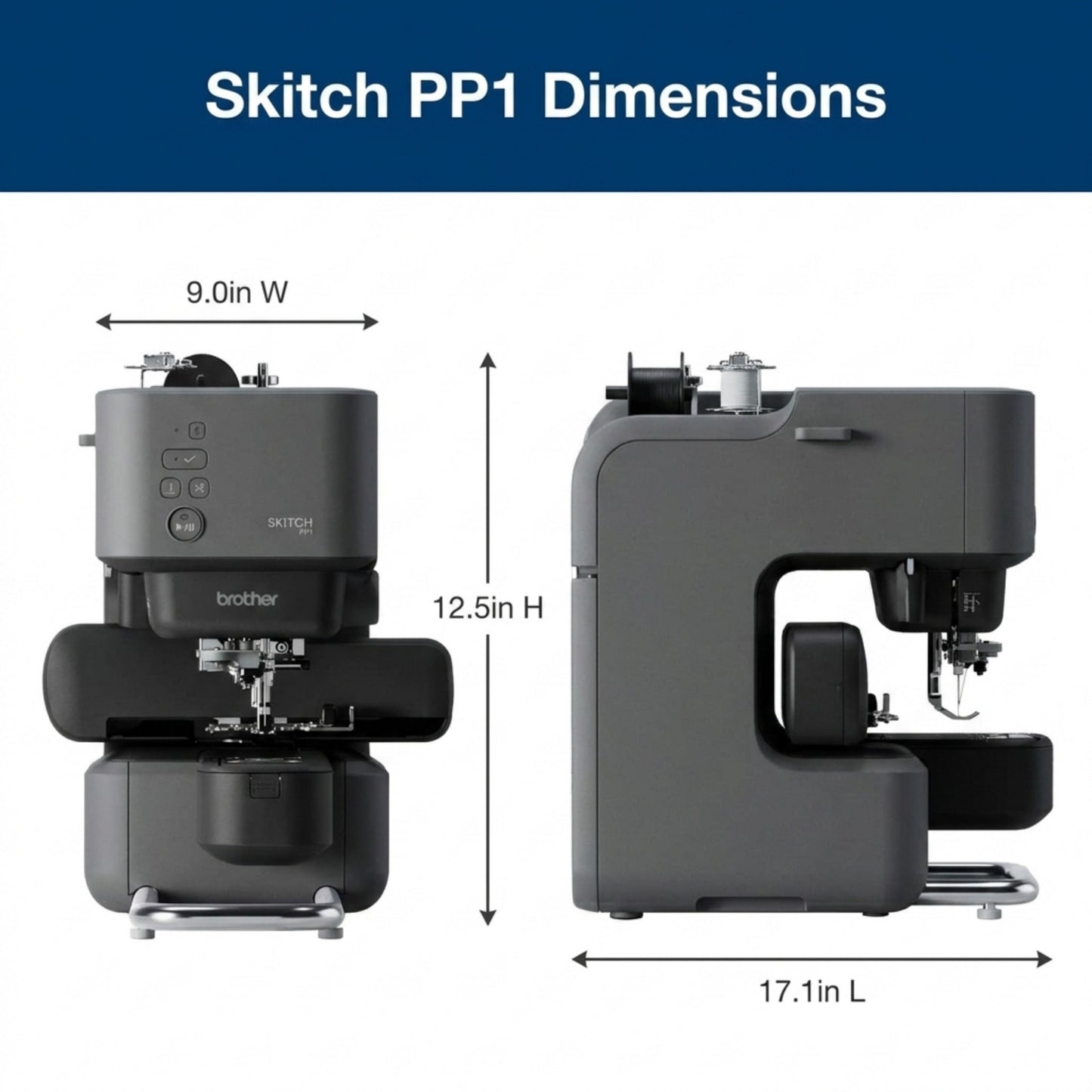 Brother PP1 Skitch, Artspira App Enabled Embroidery Machine