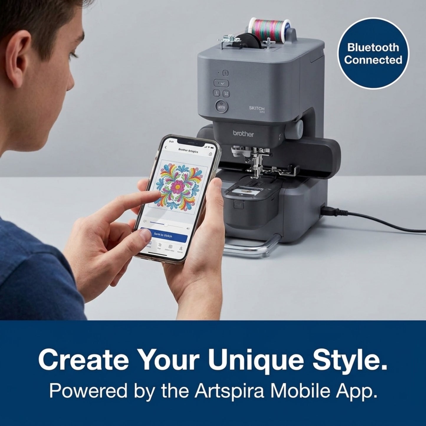 Brother PP1 Skitch, Artspira App Enabled Embroidery Machine
