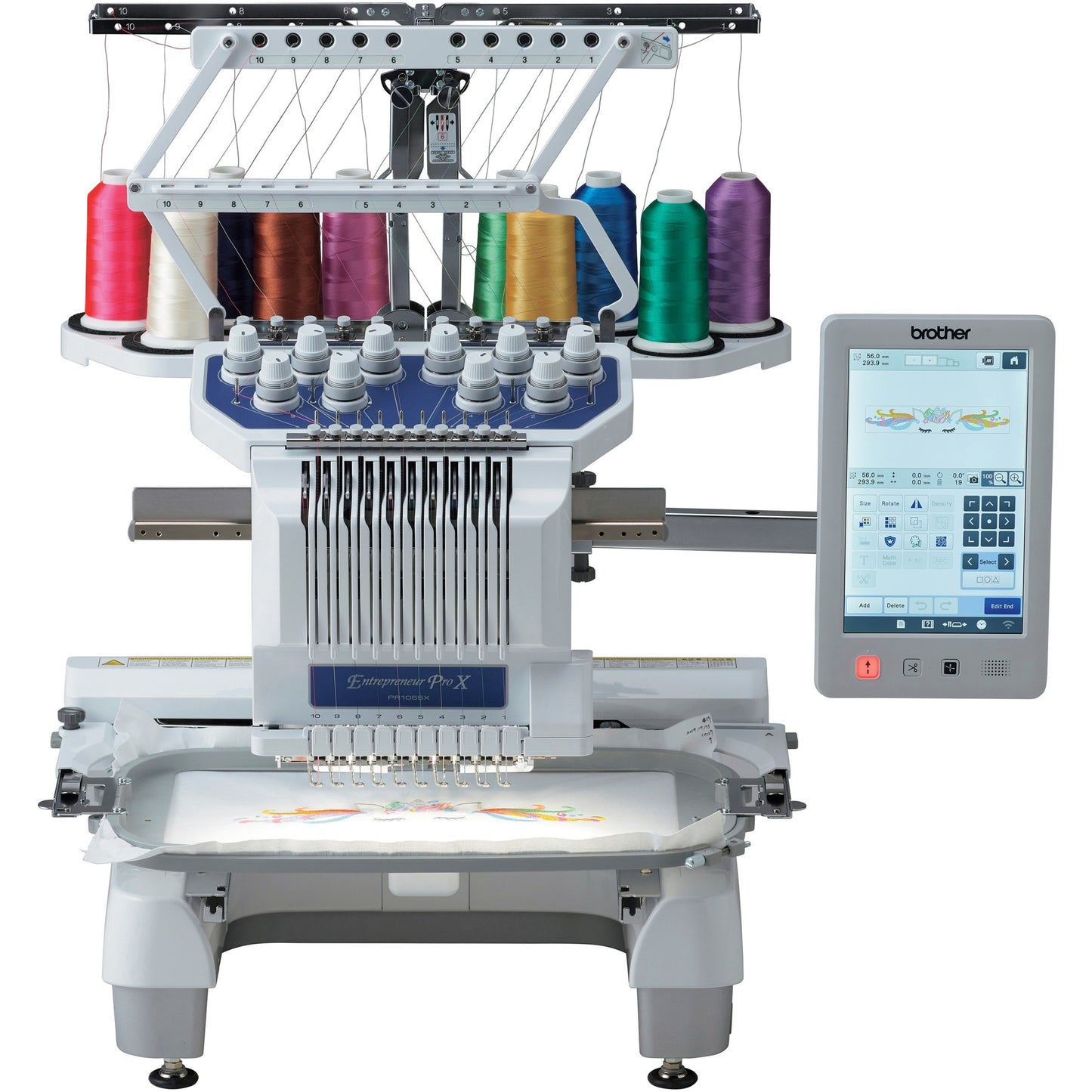 Brother PR1055X 10 Needle Home Embroidery Machine
