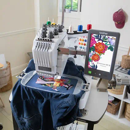 Brother PR680W 6- Needle Embroidery Machine with Wireless Capability