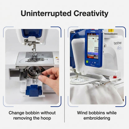 Brother PRS100 Single-Needle Embroidery Machine