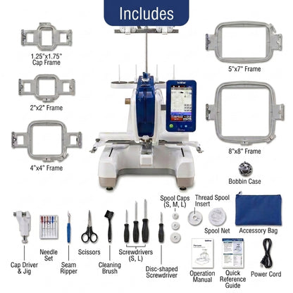 Brother PRS100 Single-Needle Embroidery Machine