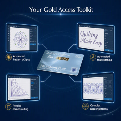 The Grace Company QuiltMotion QCT Gold