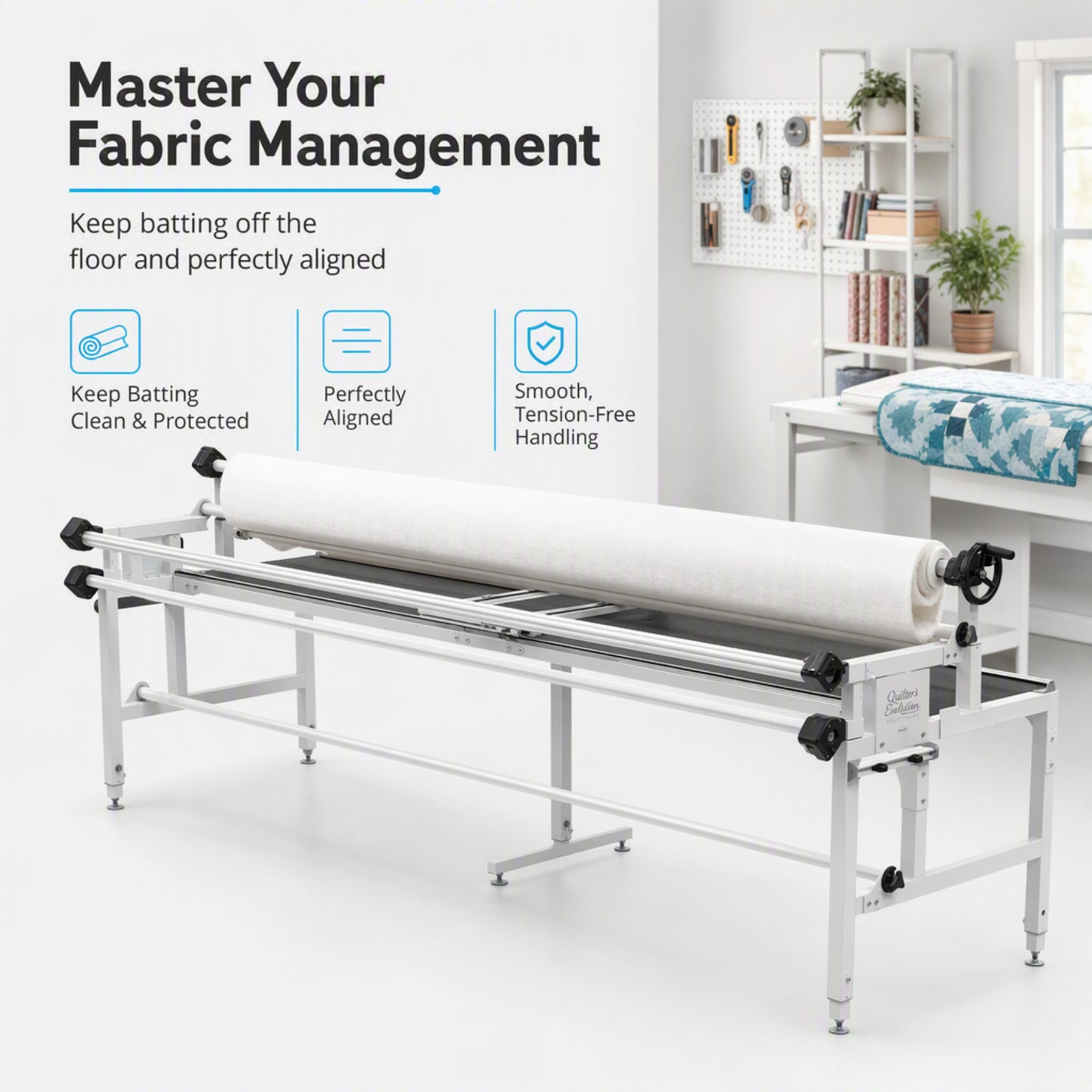 Grace QEF-01-17170 QE Rolling Frame Batting/Idler Rail