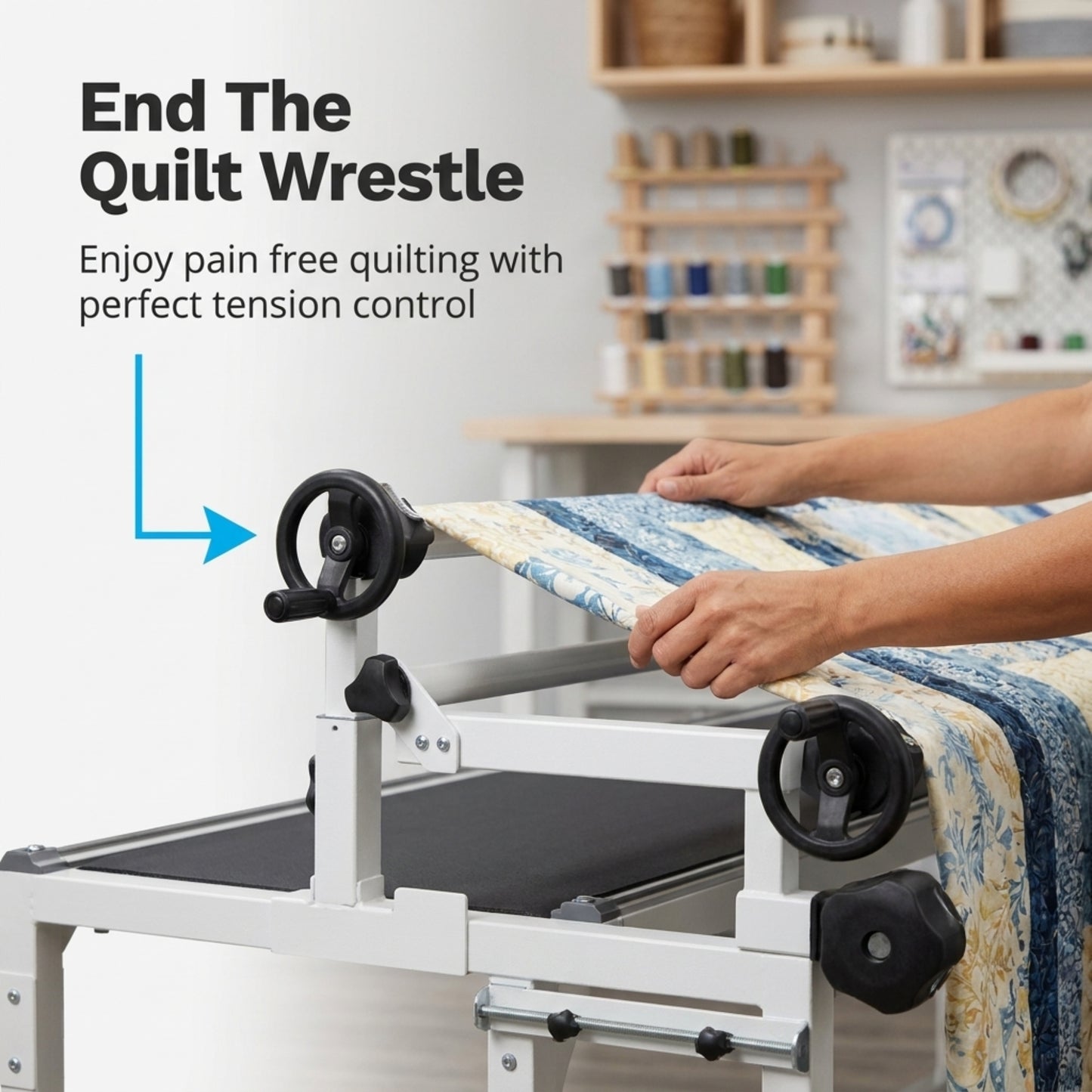 Grace QEF-01-17170 QE Rolling Frame Batting/Idler Rail