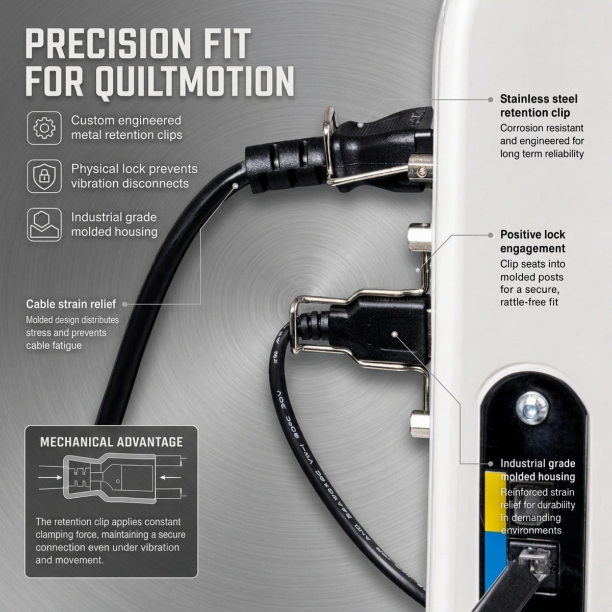 Grace QMN-01-15180 QuiltMotion Belt and Cable Management