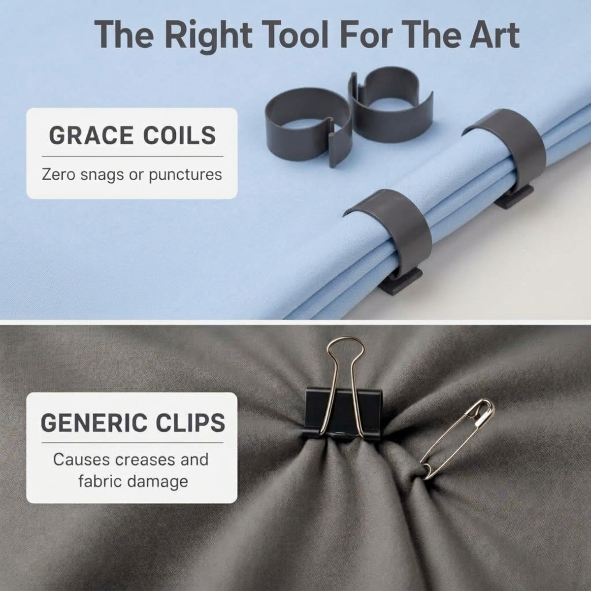 Grace QTT-01-17833 Quilting Clip Coil Accessory