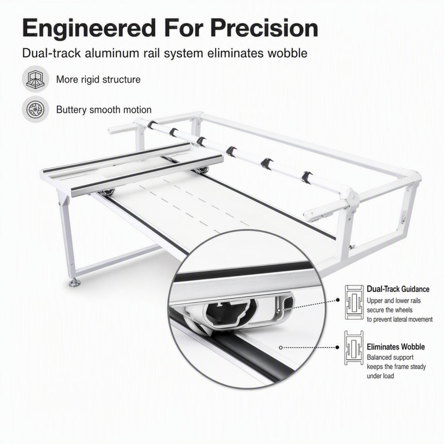 Grace QZF-01-13612 Q-Zone Hoop-Frame Dual Track Upgrade