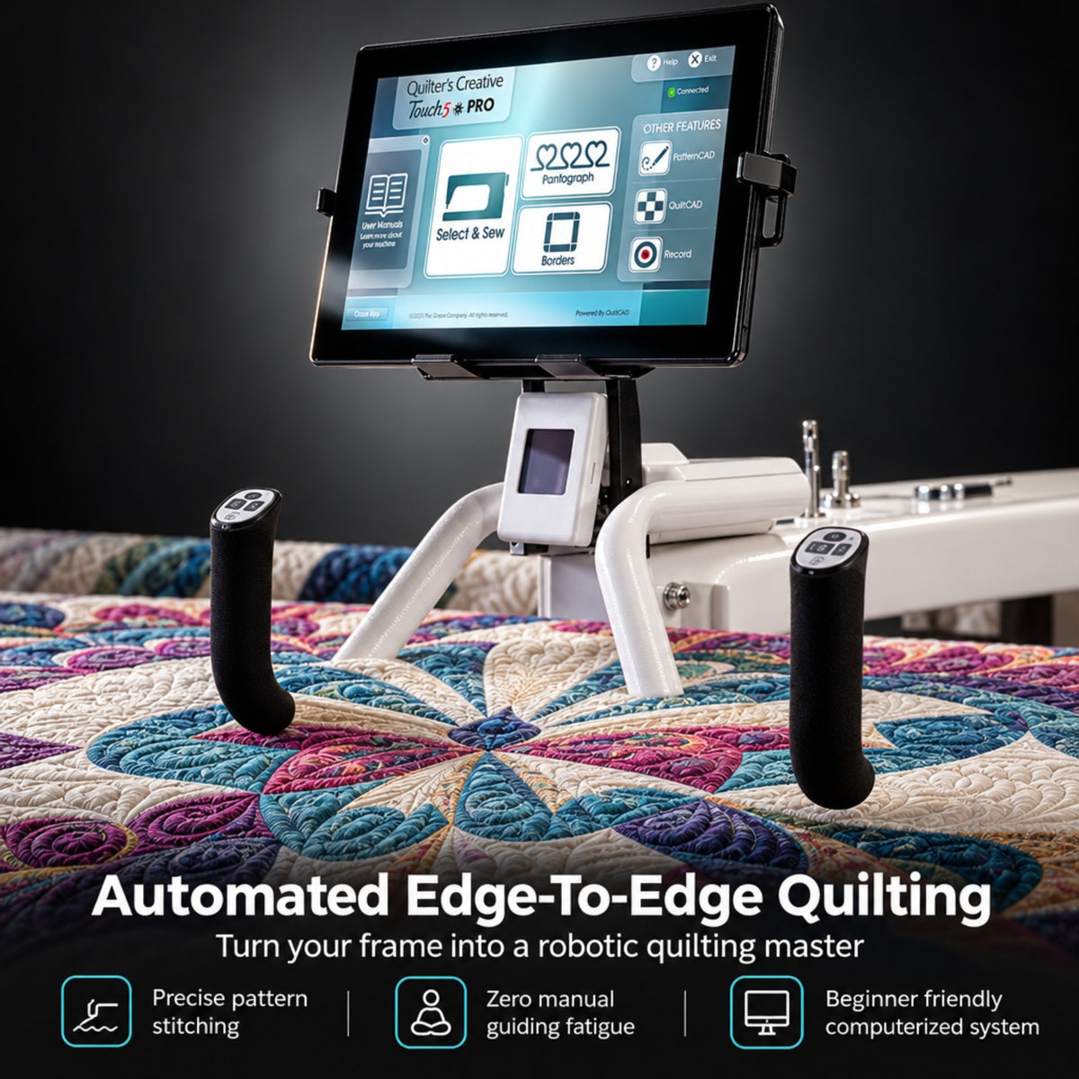 Quilt Motion Quilters Creative Touch 6 Quilting Robot for Juki (Beginnings/PRO Available)