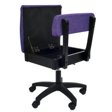Load image into Gallery viewer, Royal Purple Hydraulic Sewing Chair
