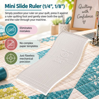 Grace ACC-01-12235 Mini Slide Ruler (1/4”, 1/8”)