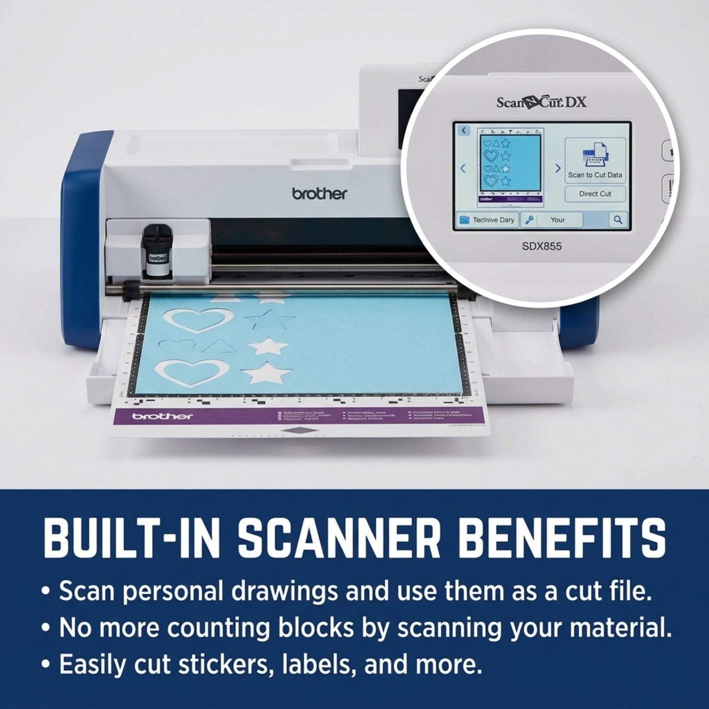 Brother ScanNCut SDX85S - Sky Blue