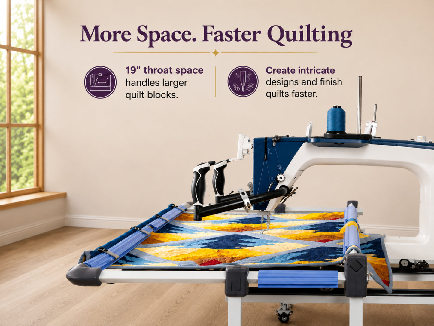 Grace SMP-01-16034 Q'nique 19X Quilting Machine