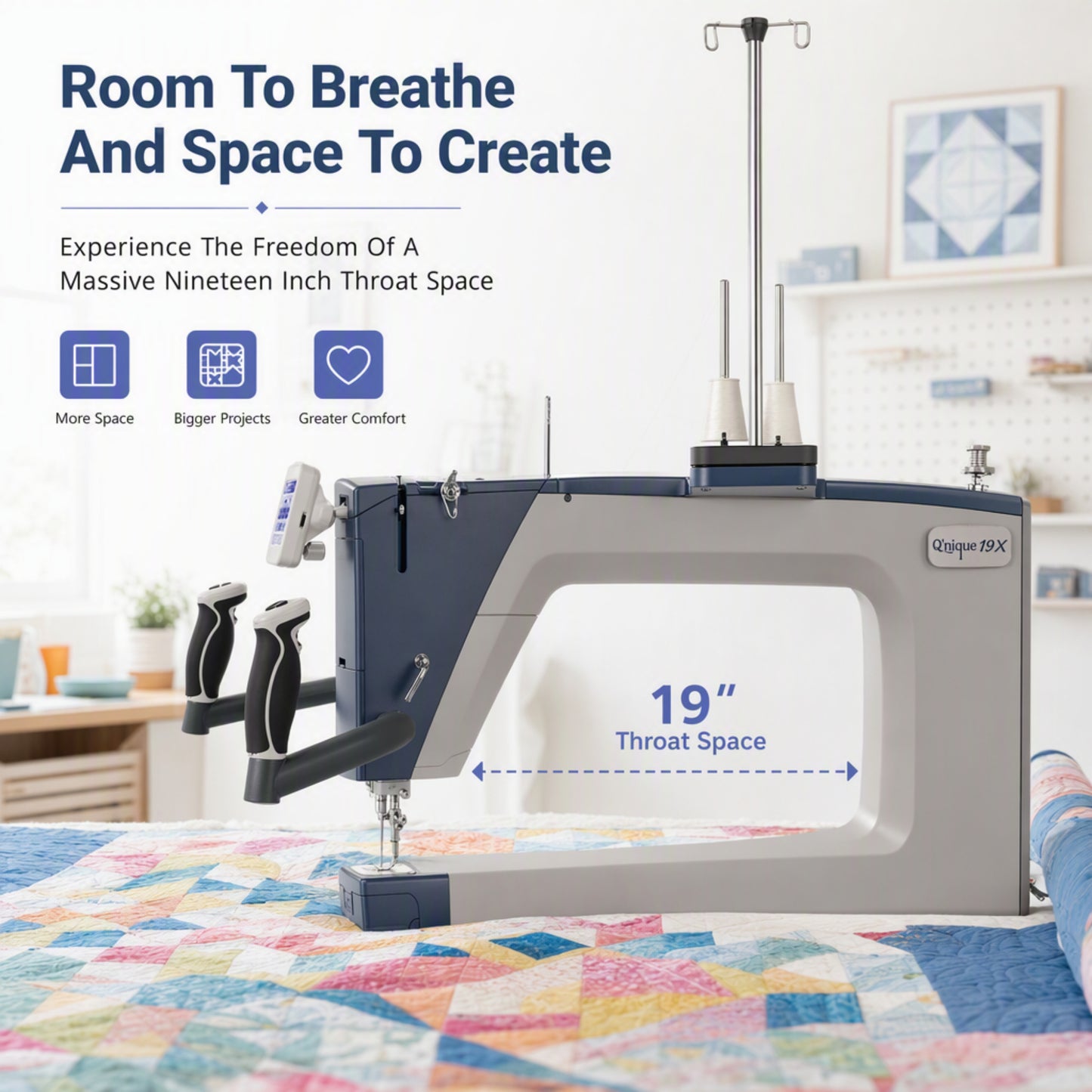 Grace SMP-01-16034 Q'nique 19X Quilting Machine