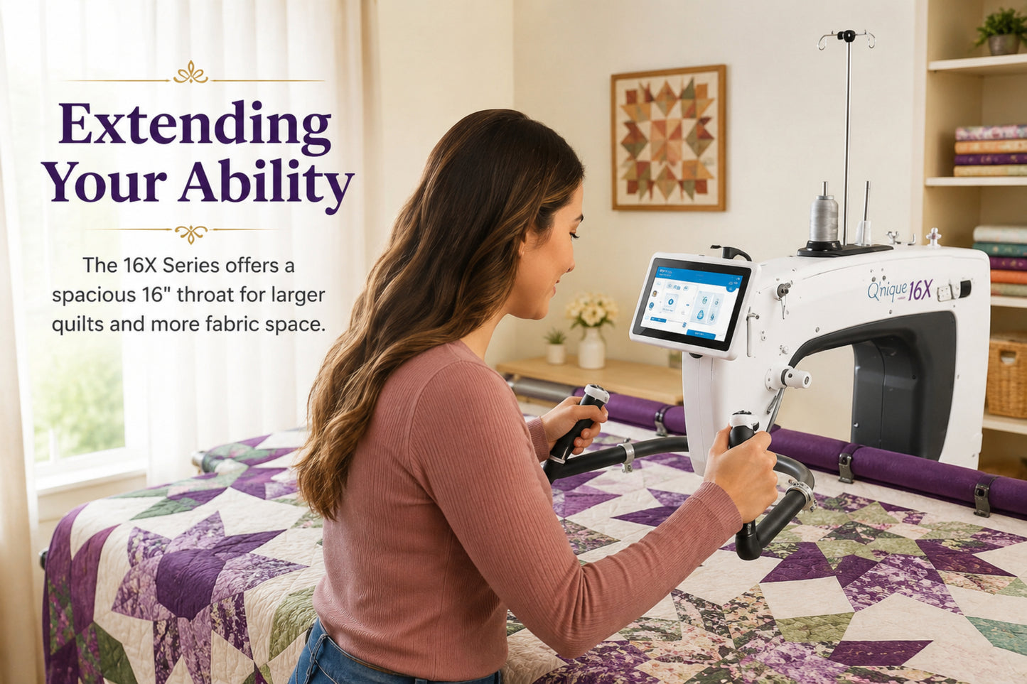 Grace SMP-01-16166 Q'nique 16X Quilting Machine