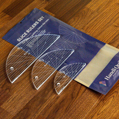 Handi Quilter HG00553 Slice Ruler Set (of 3)