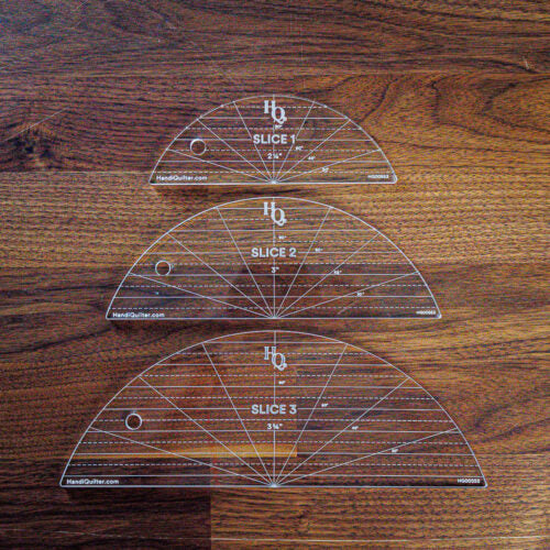 Handi Quilter HG00553 Slice Ruler Set (of 3)