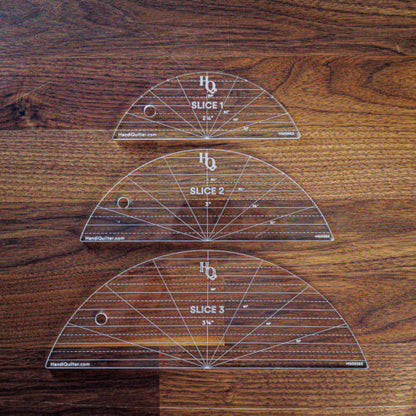 Handi Quilter HG00553 Slice Ruler Set (of 3)