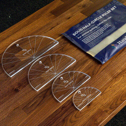 Handi Quilter HG00561 Solid Half Circle Ruler Set (of 4)