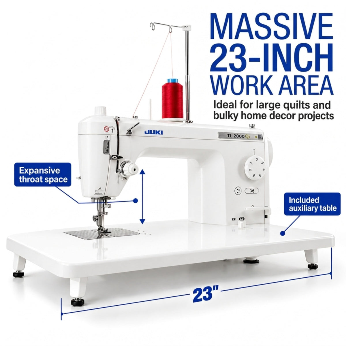 JUKI AMERICA TL-2000Qi Mid-Arm Quilting and Piecing Machine