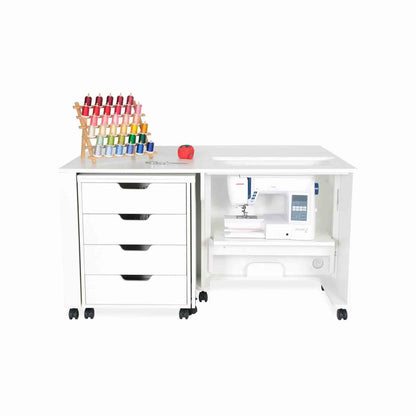 Arrow Laverne & Shirley Sewing Cabinet 451 - Ash White