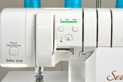 Baby Lock Serenity 4-Thread Serger Machine with Accessories Bundle