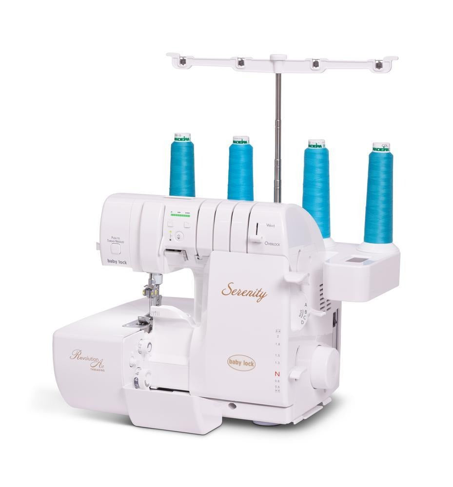 Baby Lock Serenity 4-Thread Serger Machine with Accessories Bundle