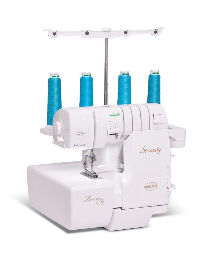 Baby Lock Serenity 4-Thread Serger Machine with Accessories Bundle