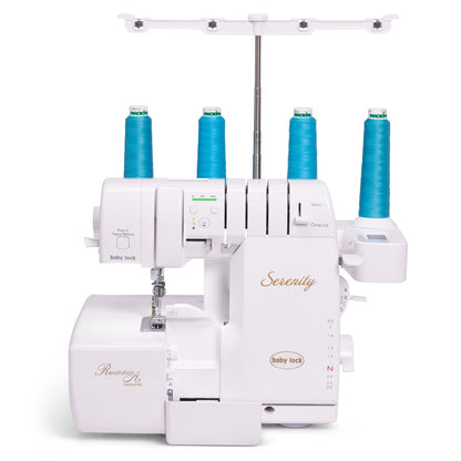Baby Lock Serenity 4-Thread Serger Machine with Accessories Bundle