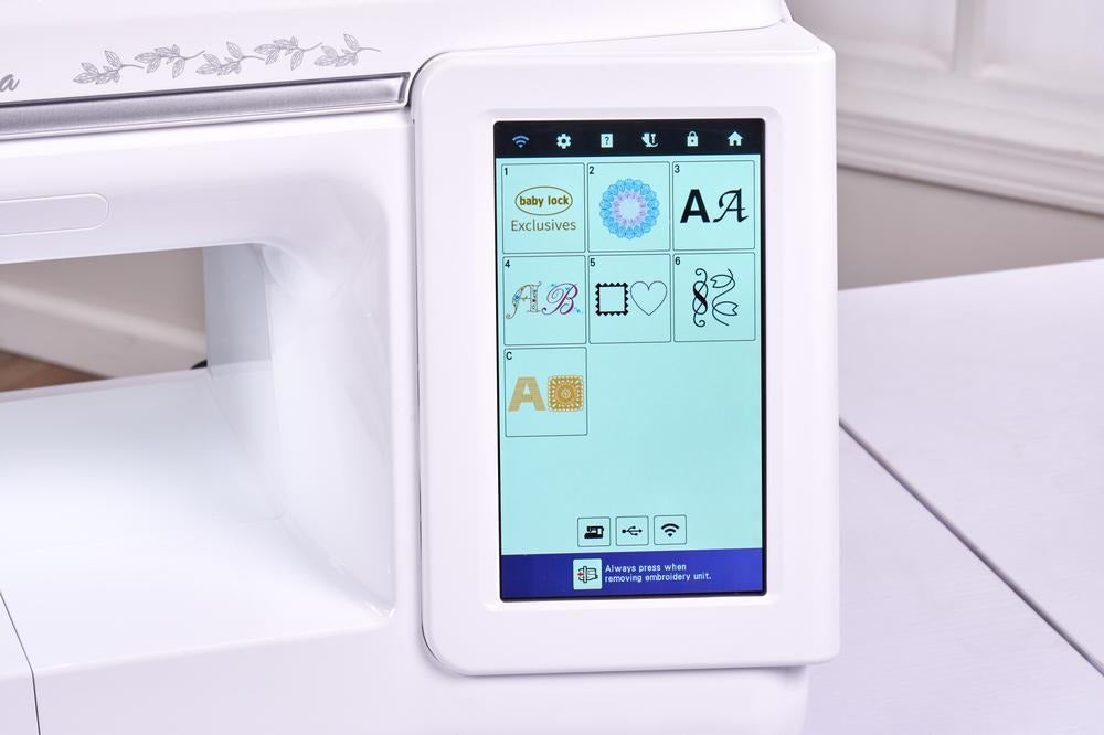 Baby Lock Ursa Sewing and Embroidery Machine with Deluxe Accessory & Thread Bundle